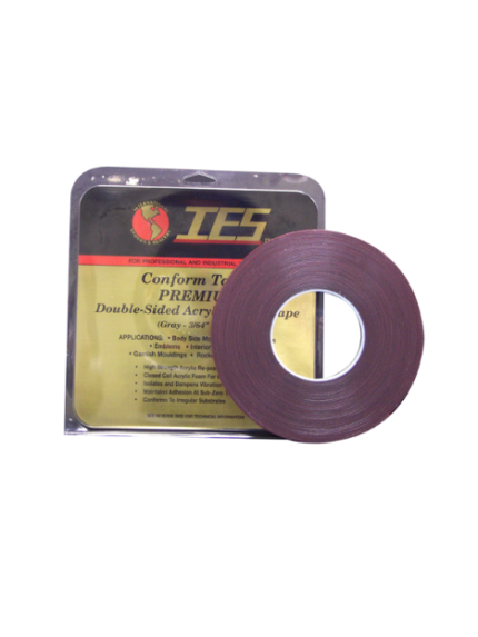 IES: 1″ X 54′ CONFORM MOULDING TAPE ACRYLIC / DOUBLE SIDED