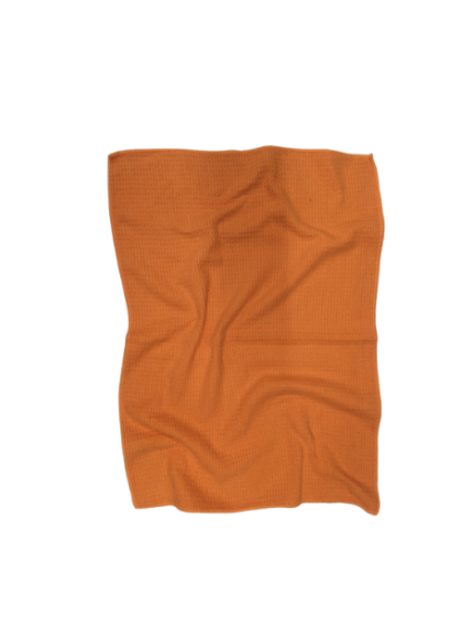 Orange_ Microfiber_Waffle _Weave_ Towels_Case