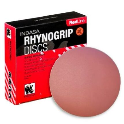 Indasa: 6″ Rhynogrip HT Discs- Ultravent (80 Grit) Sandpaper