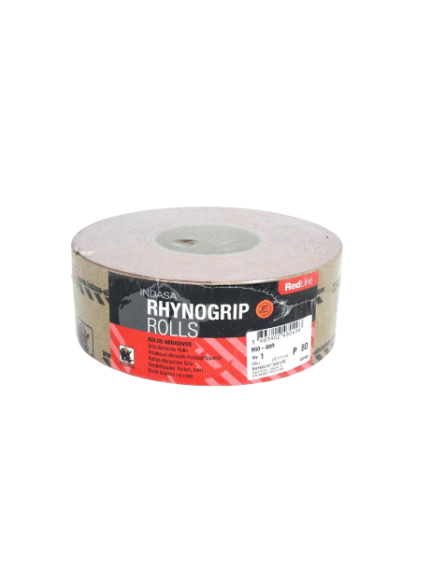 Indasa: 2″ 3/4 X 16 1/2″ Rhynogrip Red Line- Longboard (80 Grit) Sandpaper